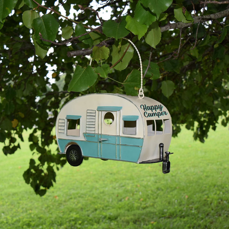 Load image into Gallery viewer, Birdhouse-RV Turquoise and White