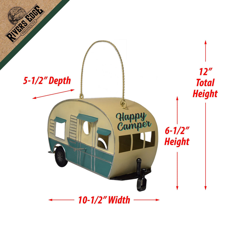 Load image into Gallery viewer, Birdhouse-RV Turquoise and White