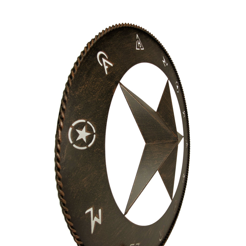 Load image into Gallery viewer, Rustic Metal Wall Art 15in-Barn Star