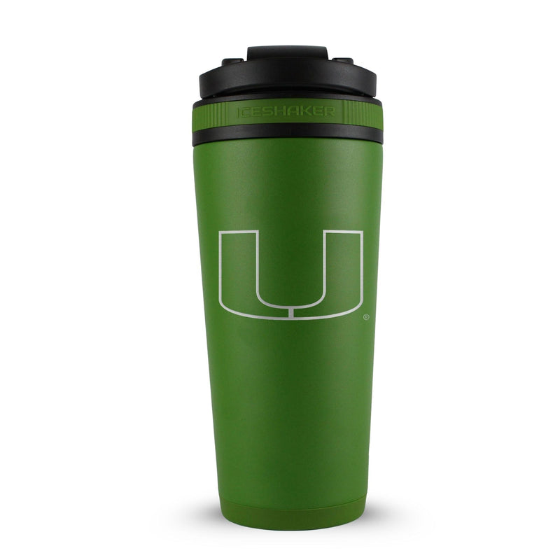 Load image into Gallery viewer, Officially Licensed University of Miami 26oz Ice Shaker