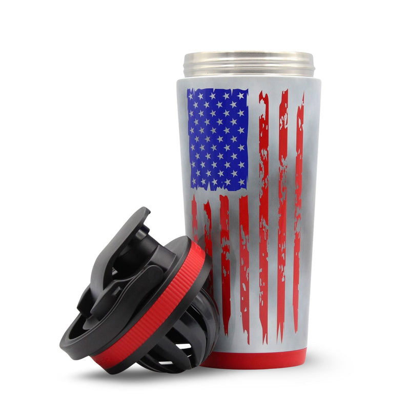 Load image into Gallery viewer, 26oz Ice Shaker - 4D American Flag