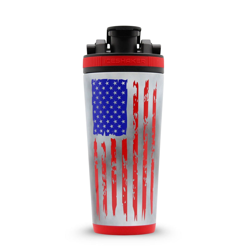 Load image into Gallery viewer, 26oz Ice Shaker - 4D American Flag