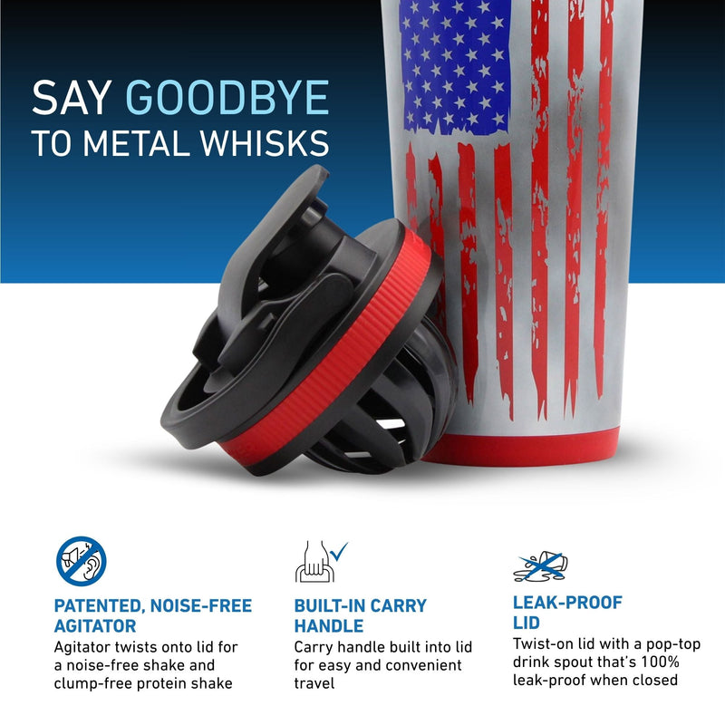 Load image into Gallery viewer, 26oz Ice Shaker - 4D American Flag