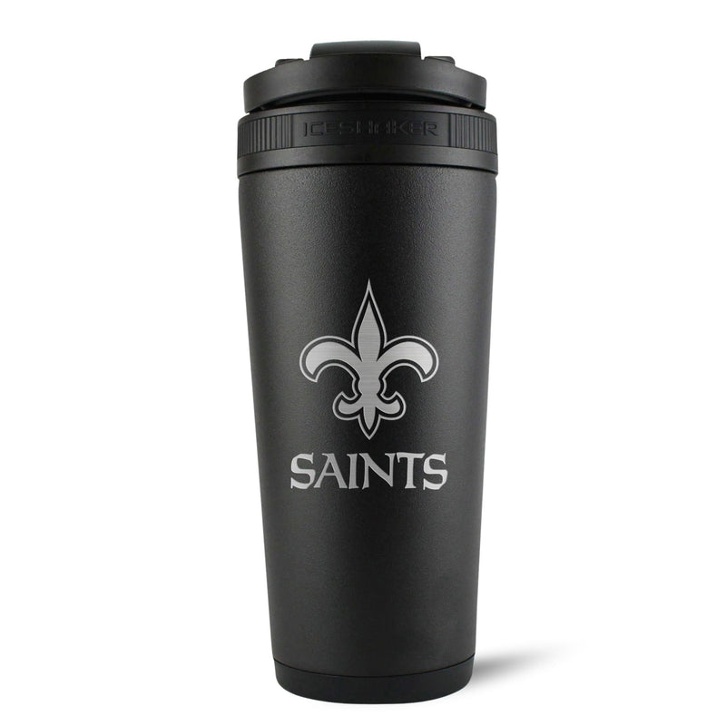 Load image into Gallery viewer, Officially Licensed New Orleans Saints 26oz Ice Shaker