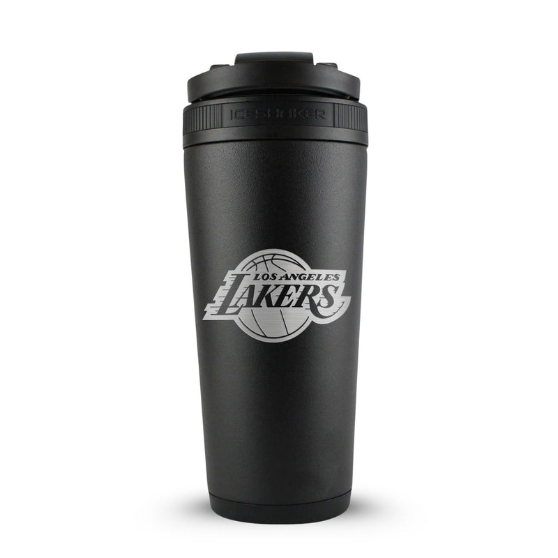 Load image into Gallery viewer, Officially Licensed Los Angeles Lakers 26oz Ice Shaker - Black