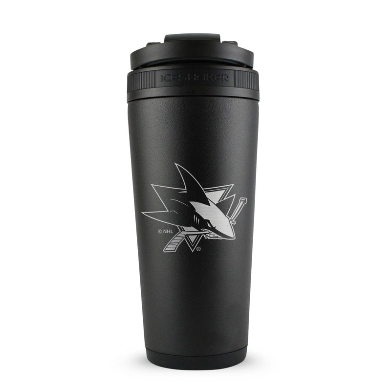 Load image into Gallery viewer, Officially Licensed San Jose Sharks 26oz Ice Shaker