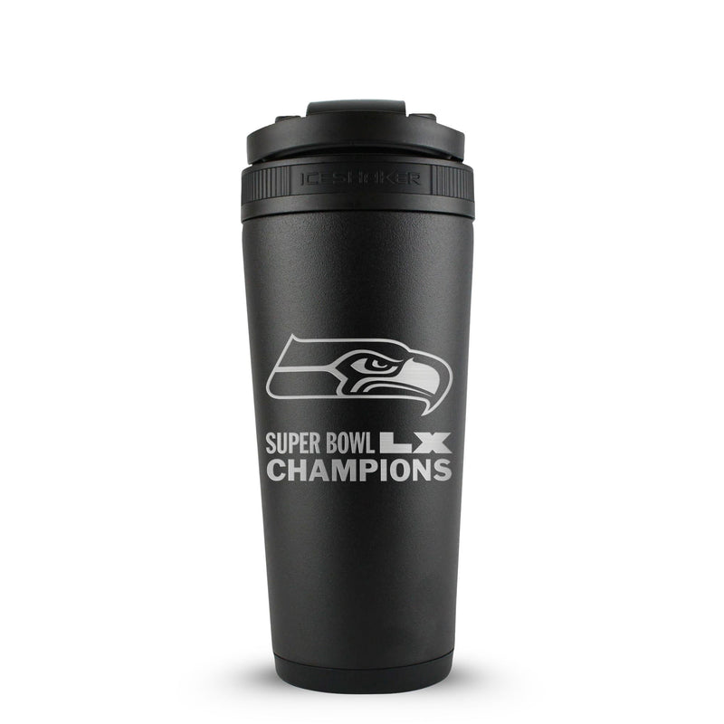 Load image into Gallery viewer, Seattle Seahawks Superbowl LX Champions 26oz Ice Shaker