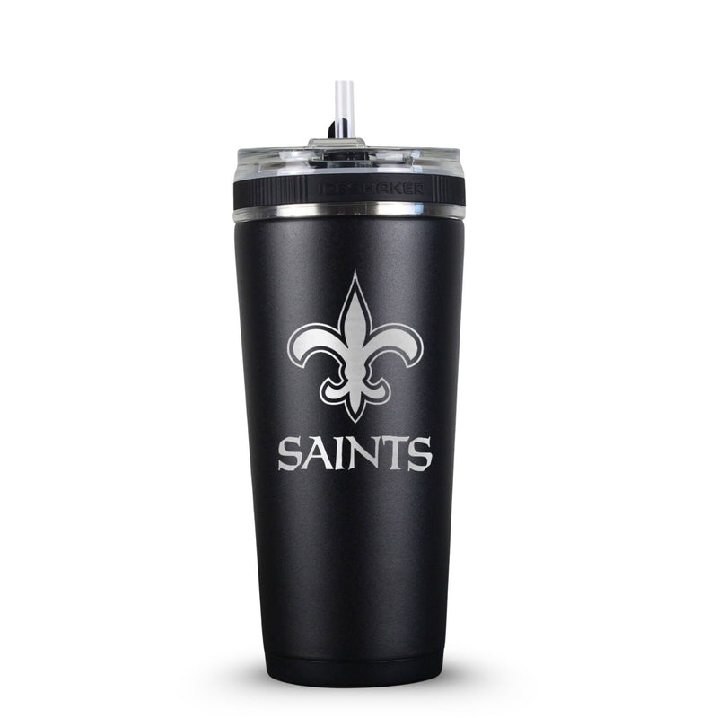 Load image into Gallery viewer, Officially Licensed New Orleans Saints 26oz Flex Bottle