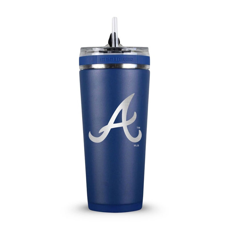 Load image into Gallery viewer, Officially Licensed Atlanta Braves 26oz Flex Bottle