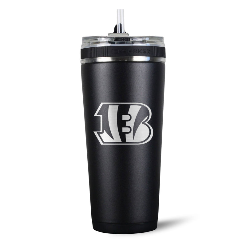 Load image into Gallery viewer, Officially Licensed Cincinnati Bengals 26oz Flex Bottle