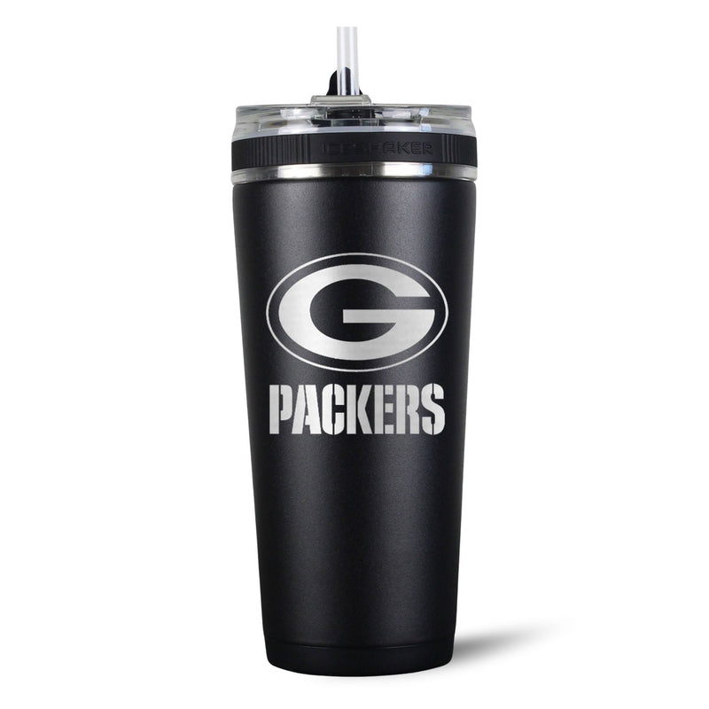 Load image into Gallery viewer, Officially Licensed Green Bay Packers 26oz Flex Bottle