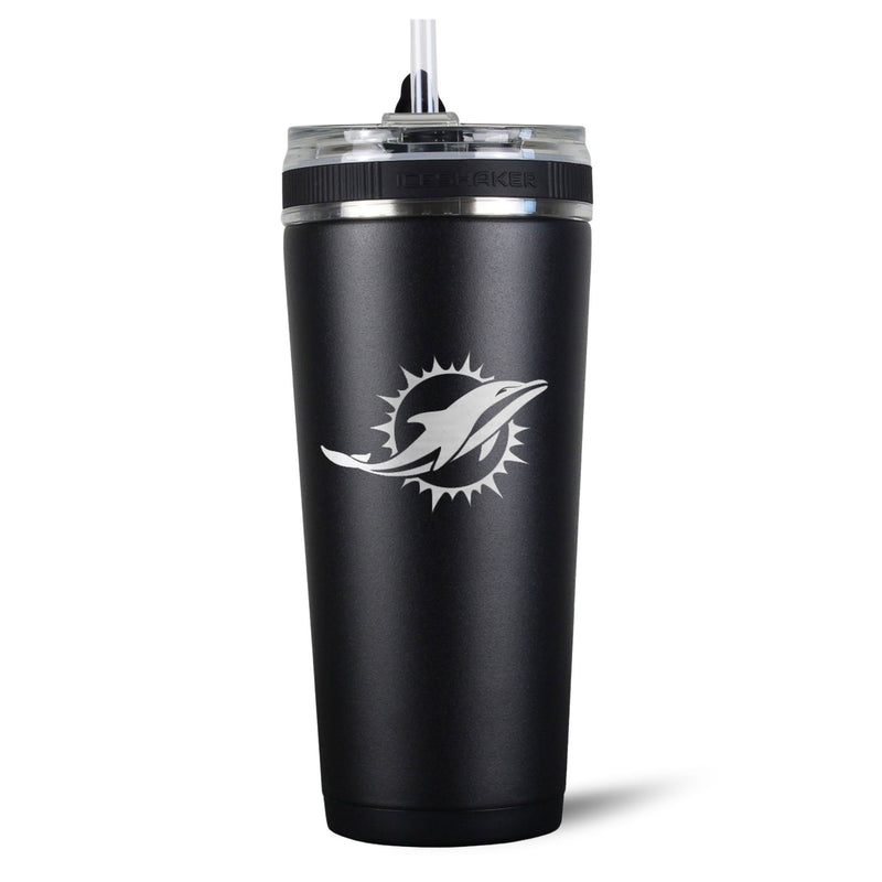 Load image into Gallery viewer, Officially Licensed Miami Dolphins 26oz Flex Bottle