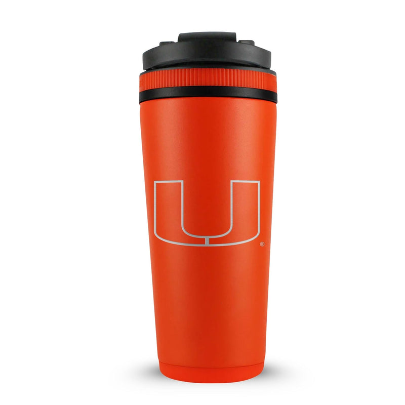 Load image into Gallery viewer, Officially Licensed University of Miami 26oz Ice Shaker