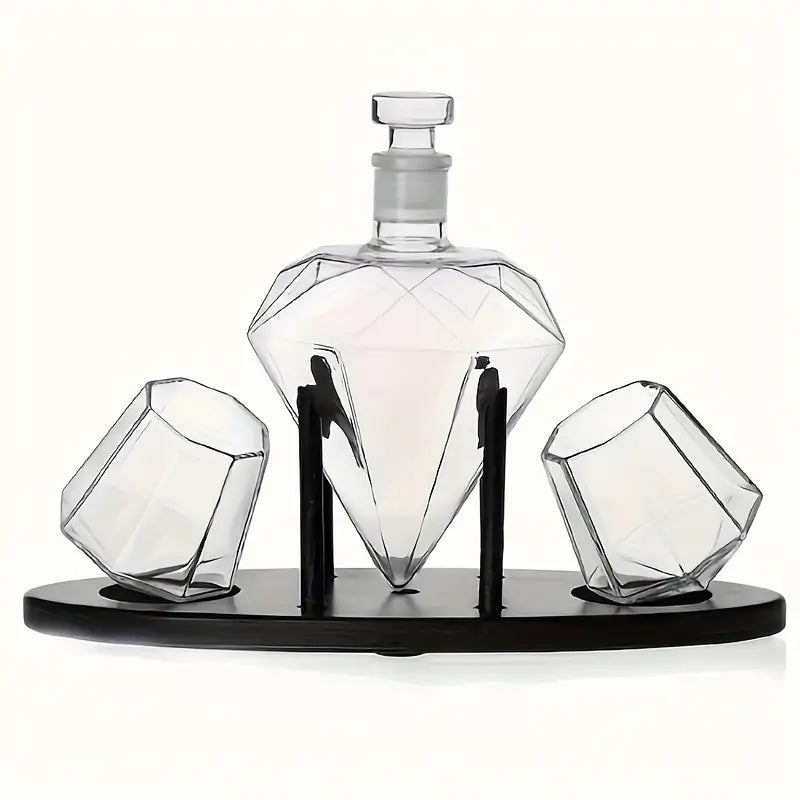 Load image into Gallery viewer, Diamond Decanter Gift Set