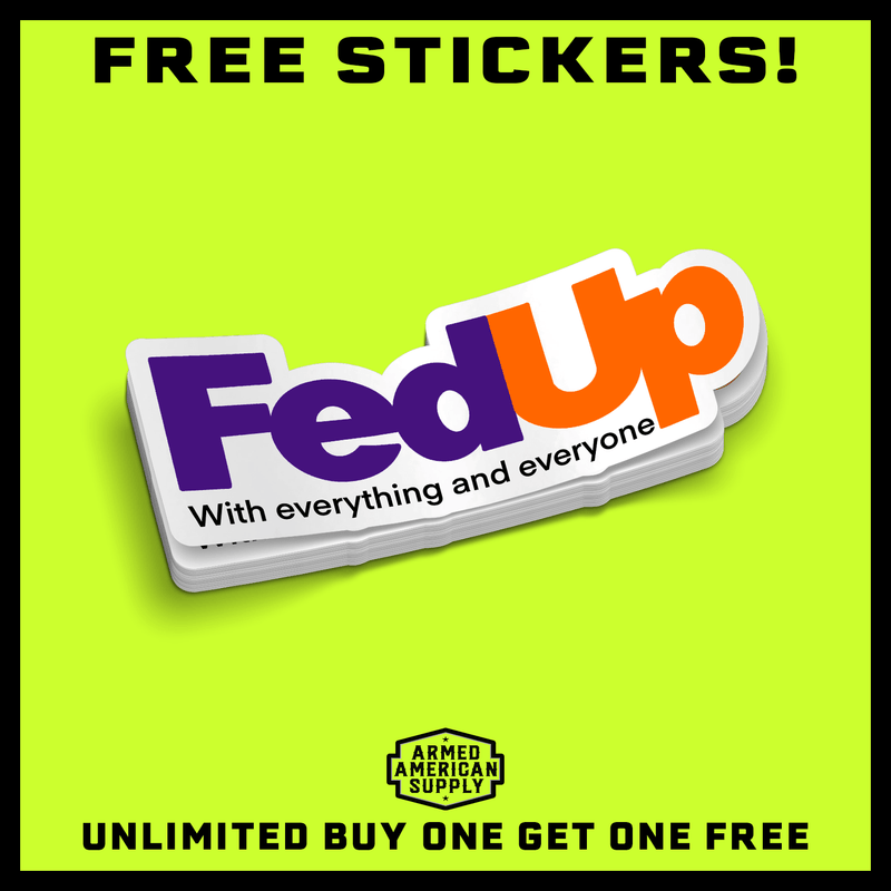 Load image into Gallery viewer, Fed Up - Hard Hat Decal