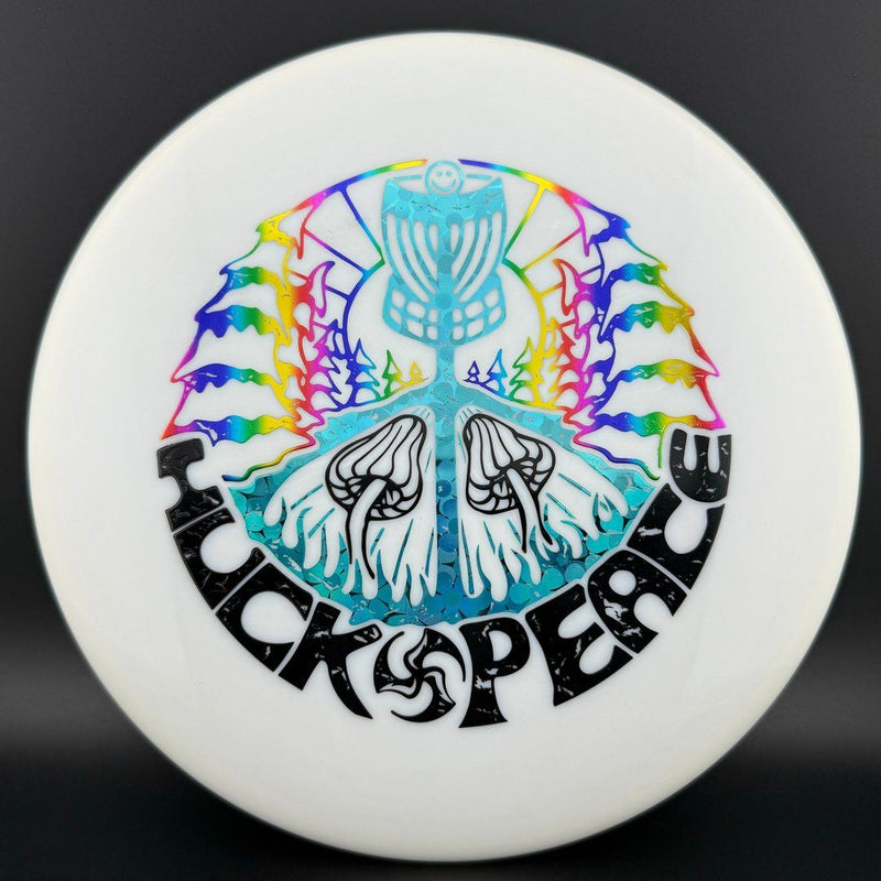 Load image into Gallery viewer, Soft Neo Spore - Huk Lab Peace Triple Foil Stamp