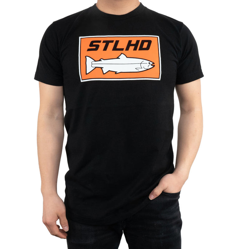 Load image into Gallery viewer, STLHD Men's Standard Logo Black T-Shirt