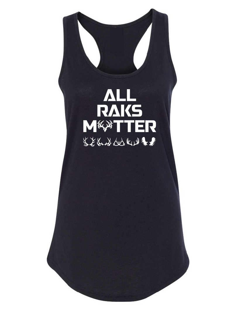 Load image into Gallery viewer, Womens All Raks Matter ™ Boobies Racerback Tank
