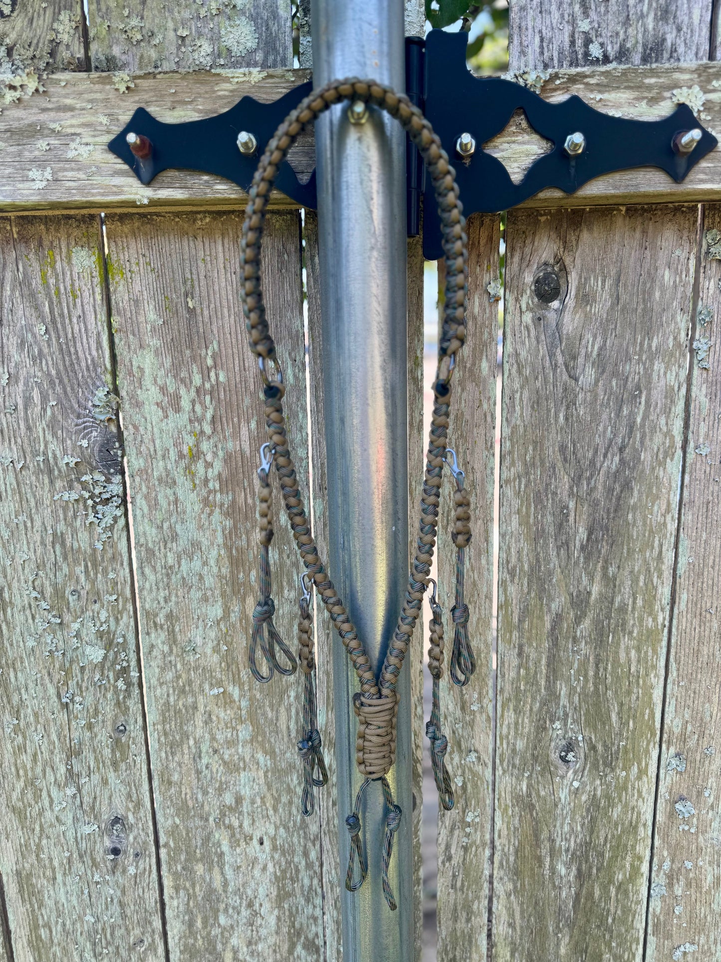 Custom Paracord Duck Call Lanyard - 5 Drop Leads, 10 Call Capacity
