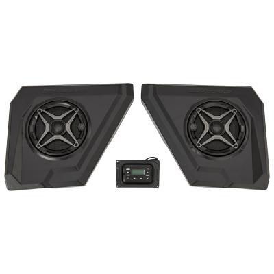 Load image into Gallery viewer, Yamaha Wolverine X4 Audio Pod System with MRB3 Dash Kit and Overhead Front Speaker Pods
