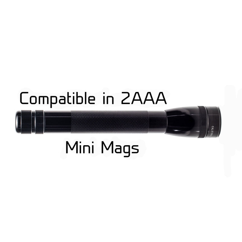 Load image into Gallery viewer, best brightest LED upgrade conversion retrofit replacement bulb and reflector for 2 AAA 2aaa Model Mini Maglite by Litt Industries