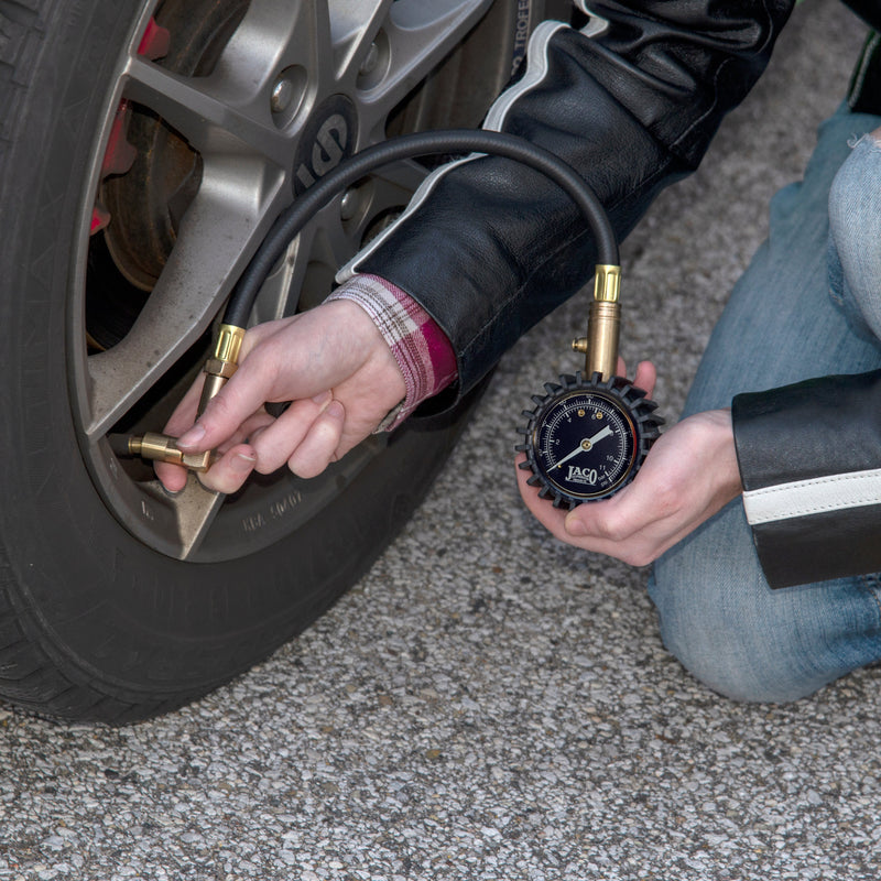 Load image into Gallery viewer, BikePro™ Presta Tire Pressure Gauge - 160 PSI | Presta & Schrader (Hybrid/Road Bikes)