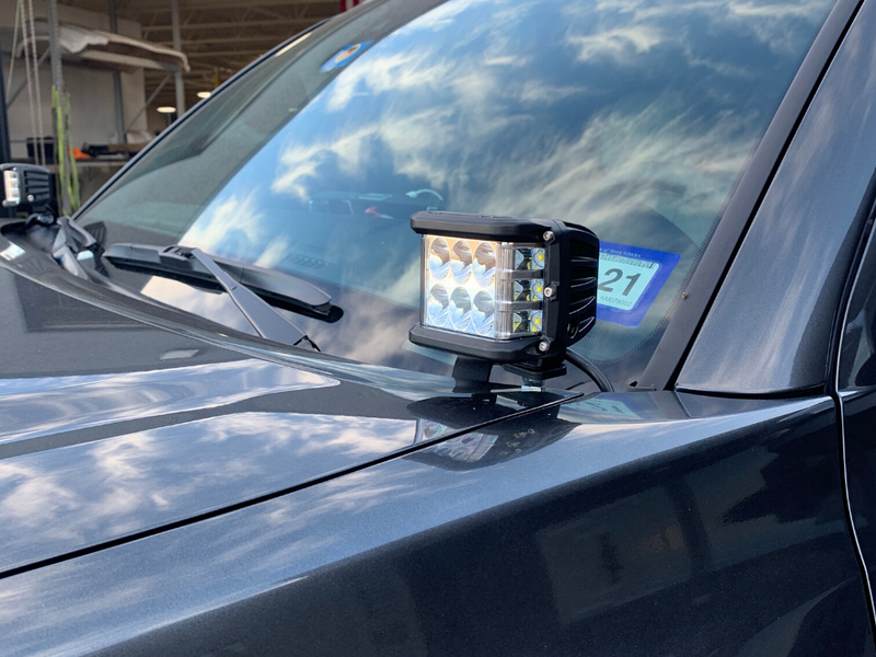 Load image into Gallery viewer, Low Profile Ditch Light Brackets Kit For 2016-2023 Toyota Tacoma