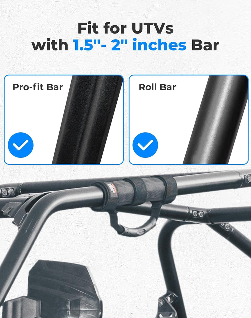 Load image into Gallery viewer, UTV Grab Handles for 1.5-2 inch Round Bar Cage (4 Packs)
