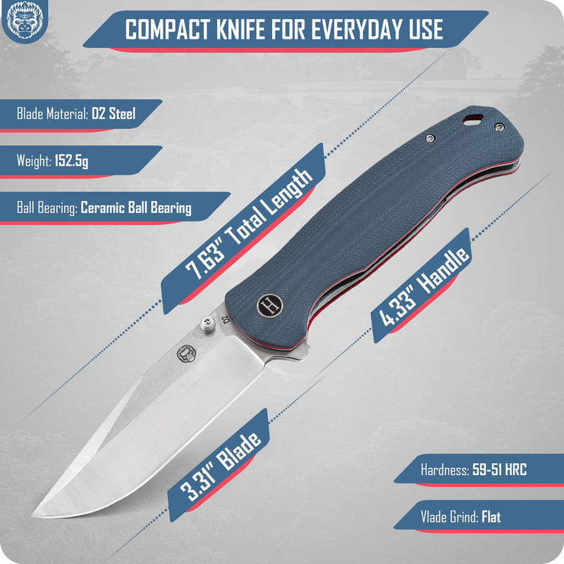 Load image into Gallery viewer, The Wrangler Folding Pocket Knife Giftset for Men and Women (Silver and Red)