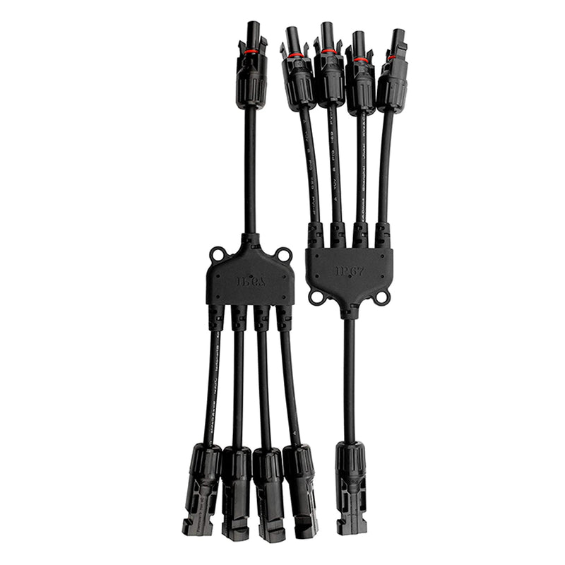 Load image into Gallery viewer, 4 to 1 Solar Branch Connectors MMMMF+FFFFM Pair