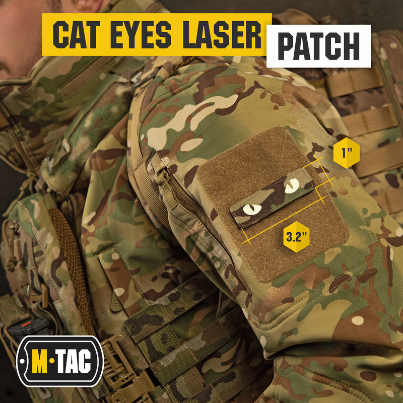 Load image into Gallery viewer, M-Tac Patch Cat Eyes Laser Cut