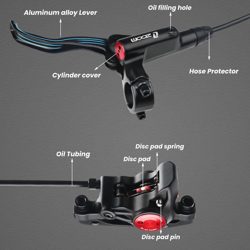Load image into Gallery viewer, ZOOM HB-875E/876E Right Rear Hydraulic Disc Brake