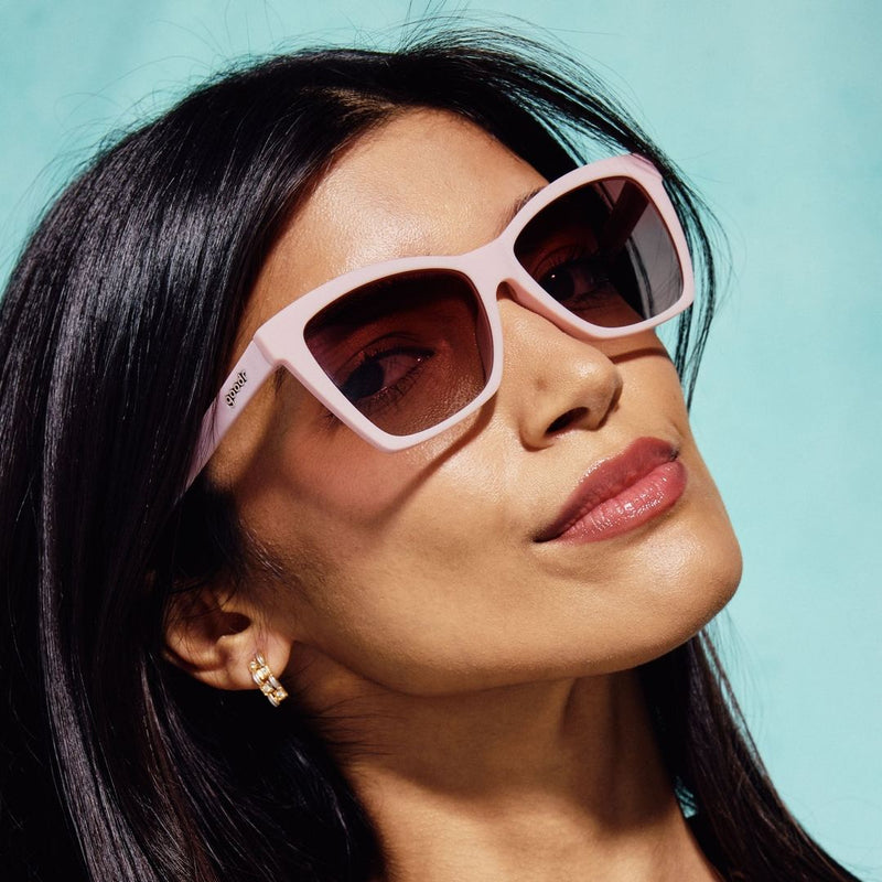 Load image into Gallery viewer, "Rosé Retail Therapy" Polarized Pop G Sunglasses