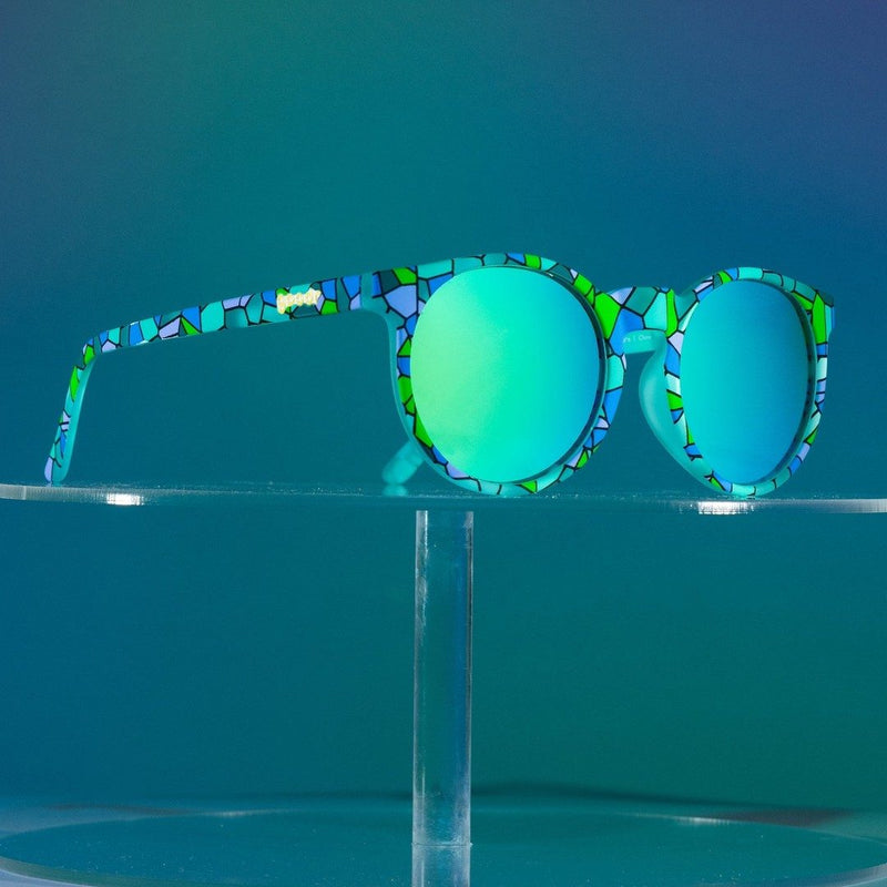 Load image into Gallery viewer, "Moody Mosaic Musings” Limited Circle G Polarized Sunglasses