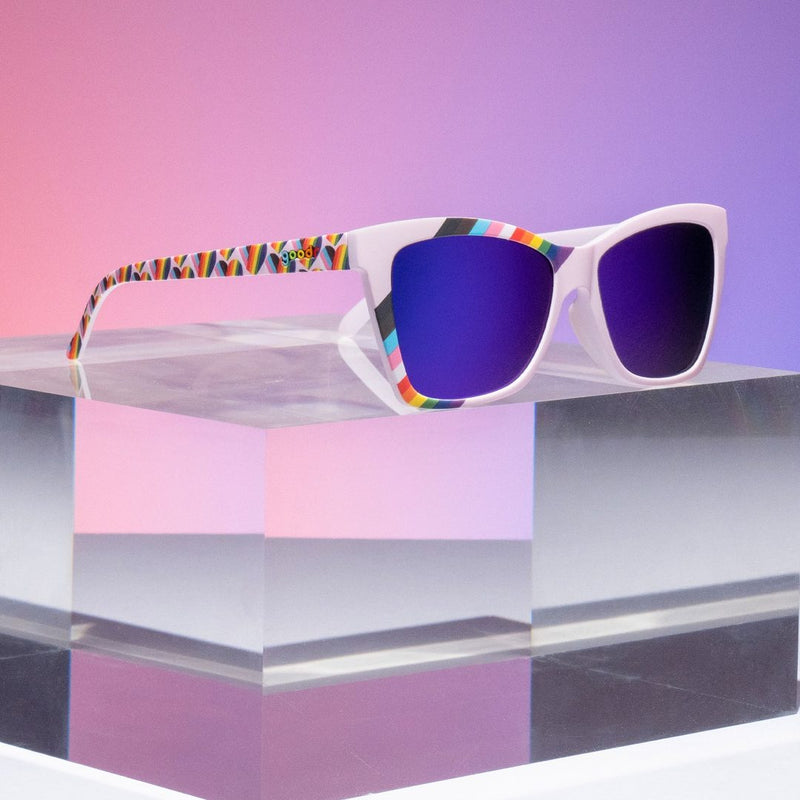 Load image into Gallery viewer, "Our Gay Agenda" Pride 2025 Polarized Pop G Sunglasses