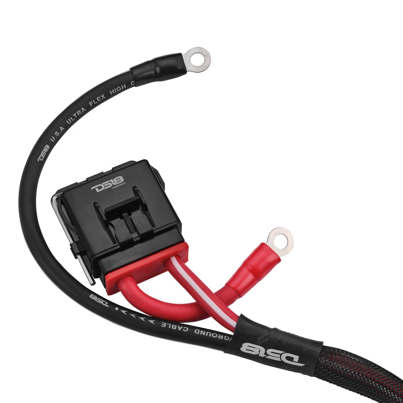 Load image into Gallery viewer, UTV 4-Gauge Power Harness Kit – 8ft Power & Ground Cables with Water-Resistant Fuse Holder for 2-Door UTVs