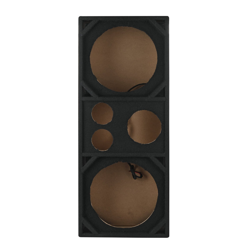 Load image into Gallery viewer, Dual 12” + Dual 4” Tweeter + 2” Driver Ported Voceteo Empty Enclosure | Speakon-Ready