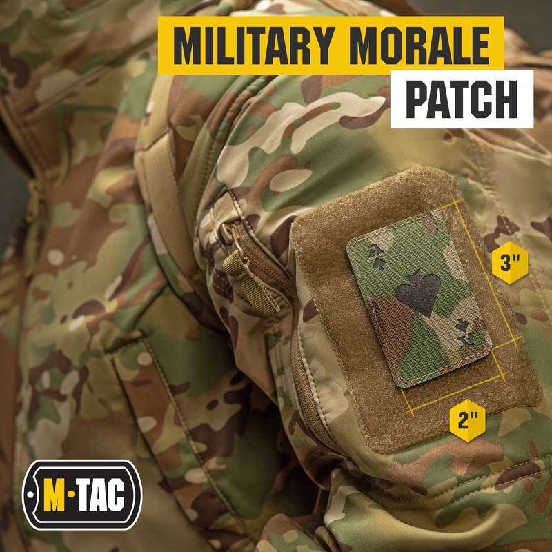 Load image into Gallery viewer, M-Tac patch Ace of Spades Laser Cut - (Set of 2)