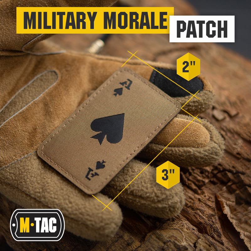 Load image into Gallery viewer, M-Tac patch Ace of Spades Laser Cut - (Set of 2)