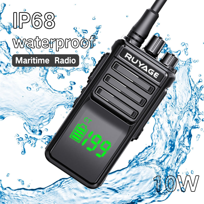 Load image into Gallery viewer, Ruyage T30 IP68 Waterproof Rugged Long Range Two Way Radio Walkie Talkie