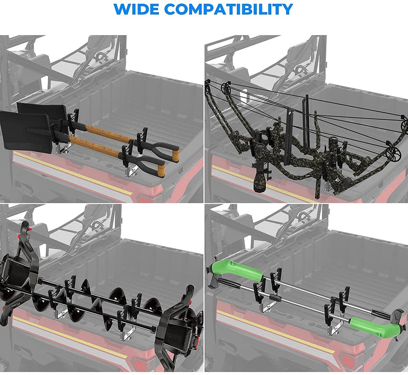 Load image into Gallery viewer, UTV Gun Mount, Tool Rack Fit Polaris Ranger & General