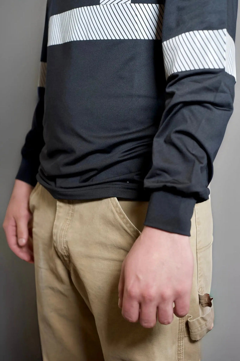Load image into Gallery viewer, Non FR Hi-Vis Long Sleeve Shirt - Black