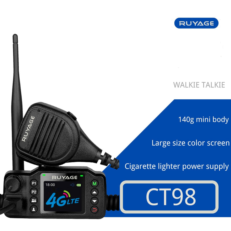 Load image into Gallery viewer, Ruyage Car POC Radio Nationwide LTE Push-to-Talk Long Range Vehicle Two Way Radio