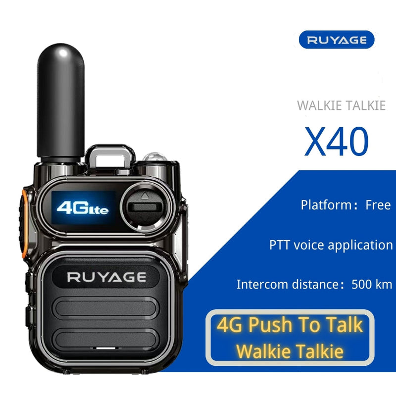 Load image into Gallery viewer, Ruyage X40 Two Way Radio Nationwide LTE Push-to-Talk Walkie Talkie