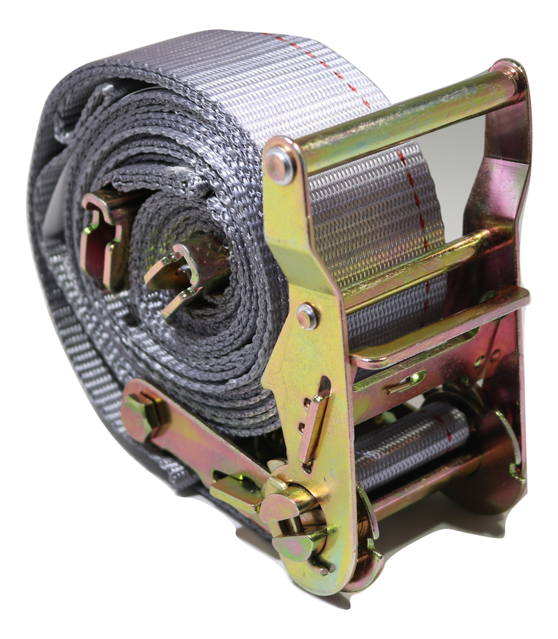 Load image into Gallery viewer, 2"x 16 Ft Logistic Van Ratchet E-Track Straps w/ Spring E Fittings | 20 PACK
