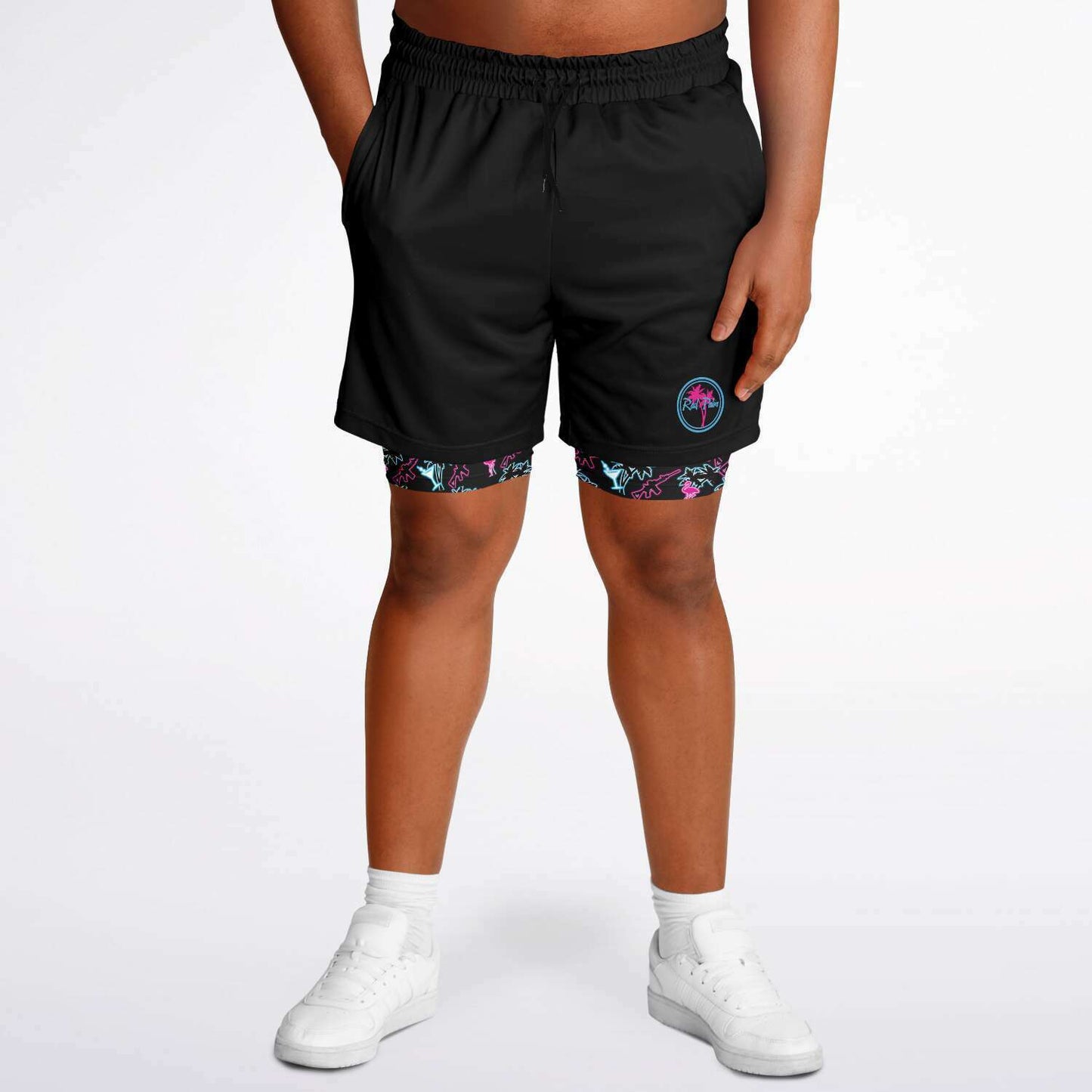 Rad Palm Neon Attack 2 in 1 Shorts