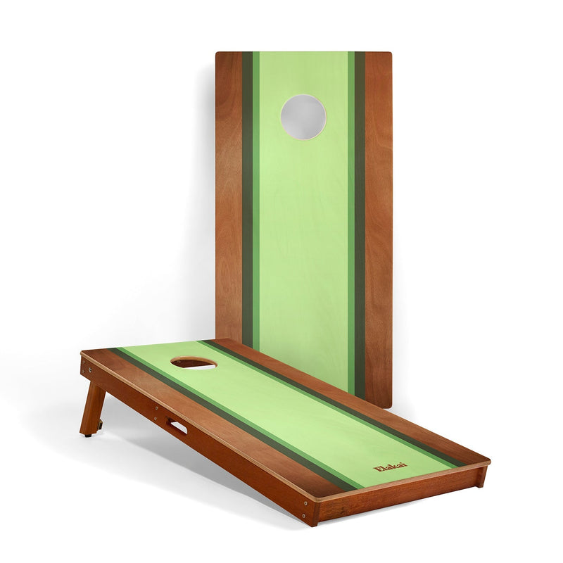 Load image into Gallery viewer, 2ft x 4ft Graphic Wood Classic Cornhole Set | Classic Beach Stripes Collection