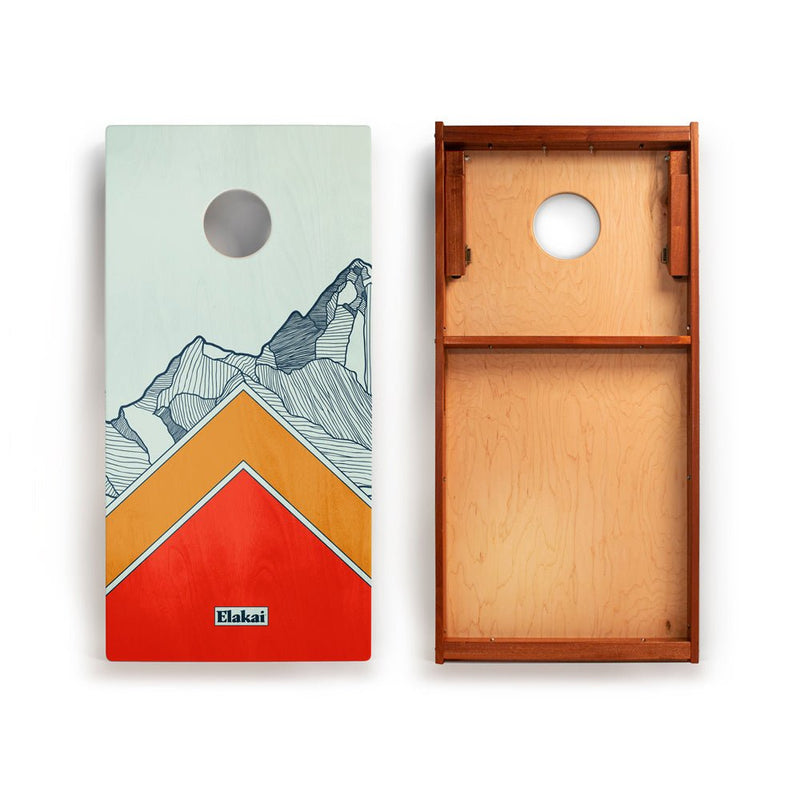 Load image into Gallery viewer, 2ft x 4ft Graphic Wood Classic Cornhole Set | Modern Angle Collection