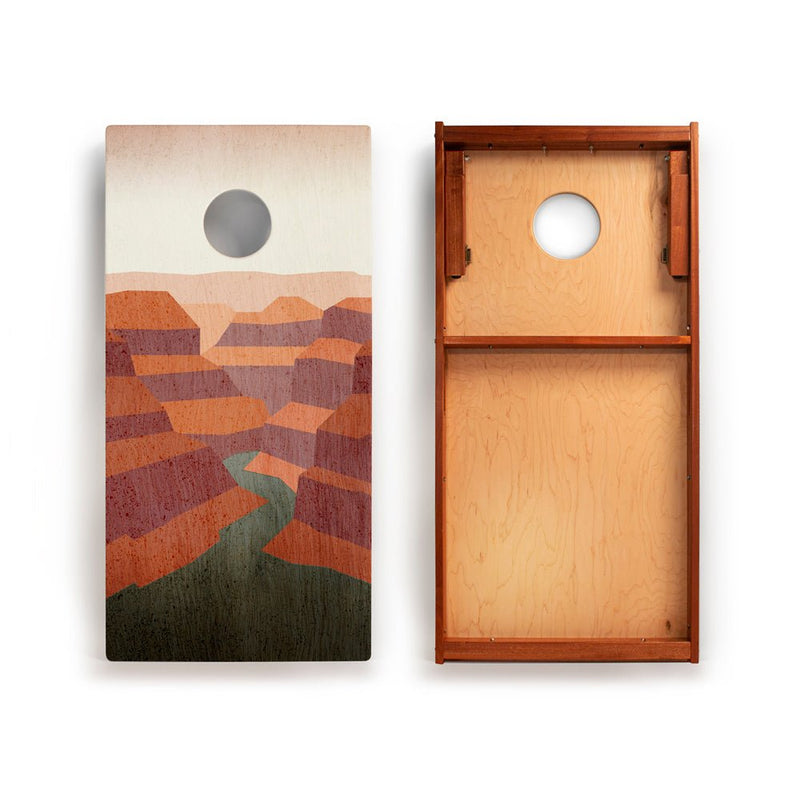 Load image into Gallery viewer, 2ft x 4ft Graphic Wood Classic Cornhole Set | National Parks Inspired Collection