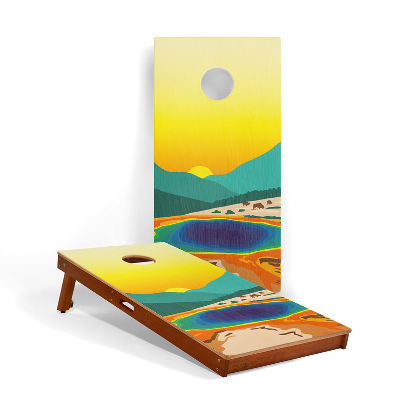 Load image into Gallery viewer, 2ft x 4ft Graphic Wood Classic Cornhole Set | National Parks Inspired Collection